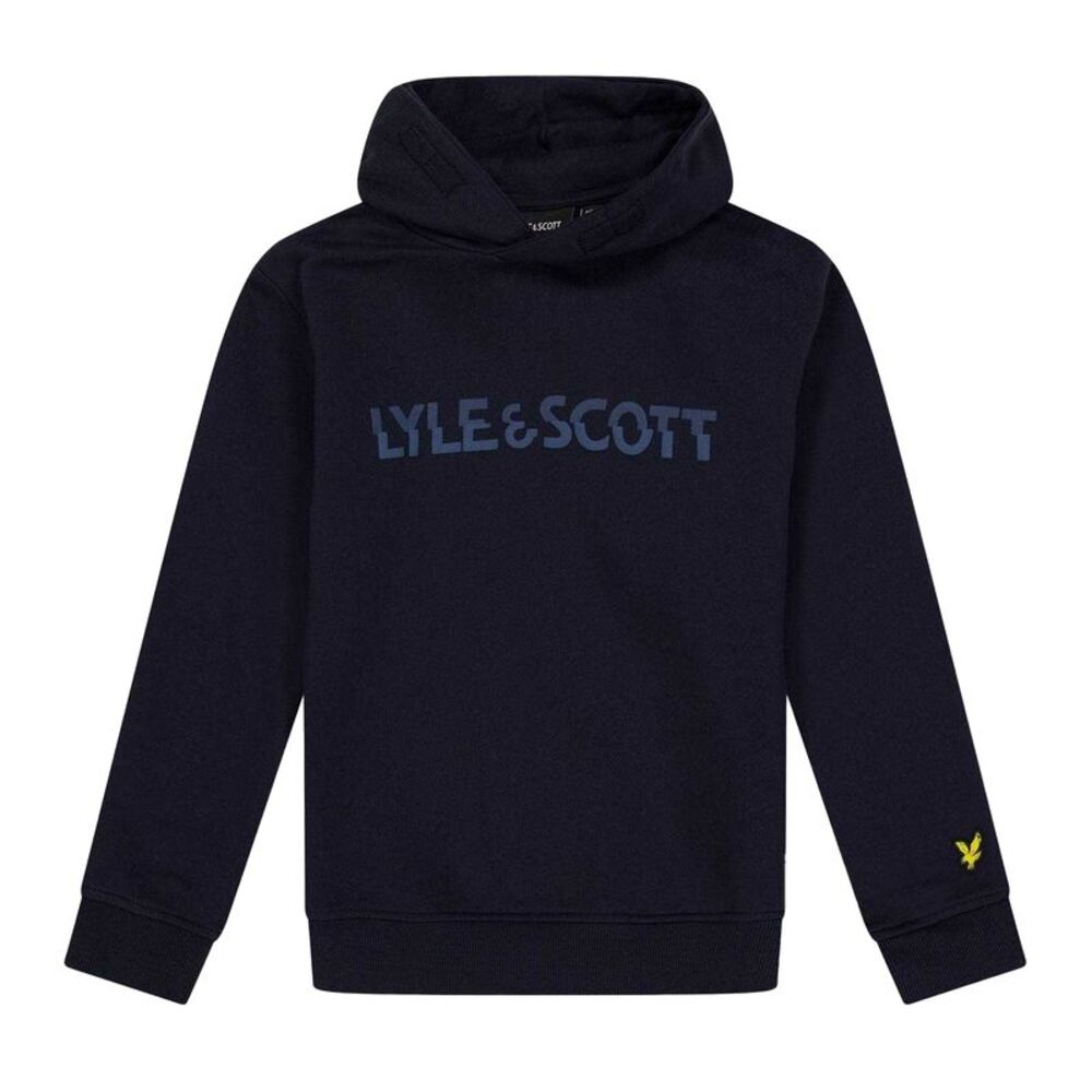 Lyle & Scott Childrens/Kids Logo Hoodie / Dark Navy